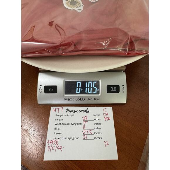 Summersalt Red Fleece Classic Athleisure Beach Loungewear Joggers Sweatpants S - Picture 7 of 7